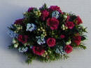 Roses and Gypsophilia - Small Round